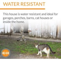 K&H Pet Products Outdoor Heated Kitty House Cat Shelter -Mewhaus Shop 100537 PT3. AC SS1800 V1637624895