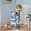 Yaheetech Ocean-Themed Multi-Level 45.5-in Cat Tree