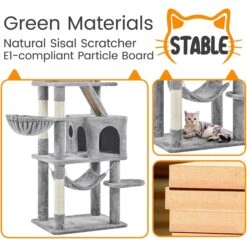 Yaheetech Multi-Level 71.5-in Cat Tree -Mewhaus Shop 1033086 PT5. AC SS1800 V1702673566