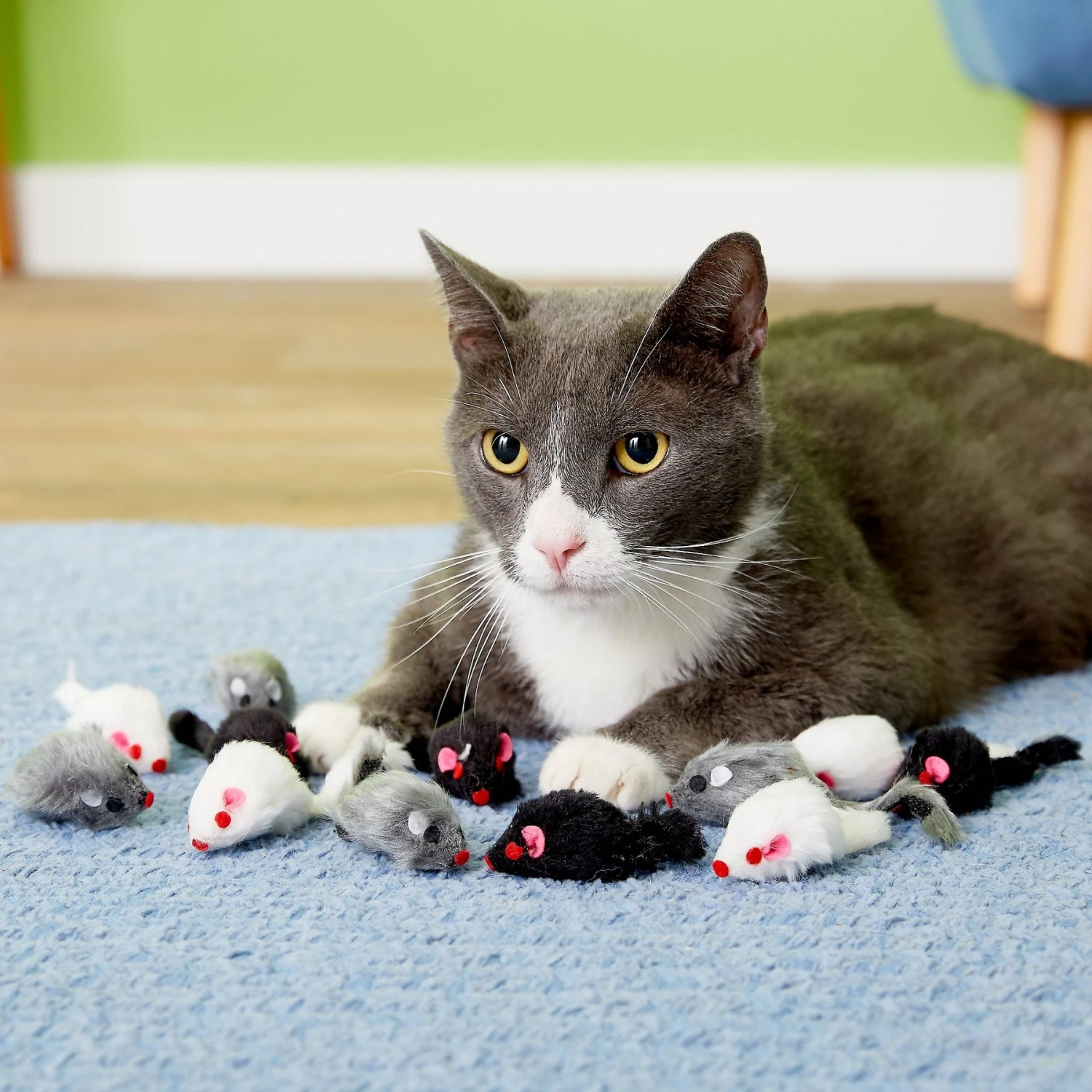 Penn-Plax Purr Pet Bag Of Mice Cat Toy, Color Varies 3 Penn-Plax Purr Pet Bag Of Mice Cat Toy, Color Varies - Image 3