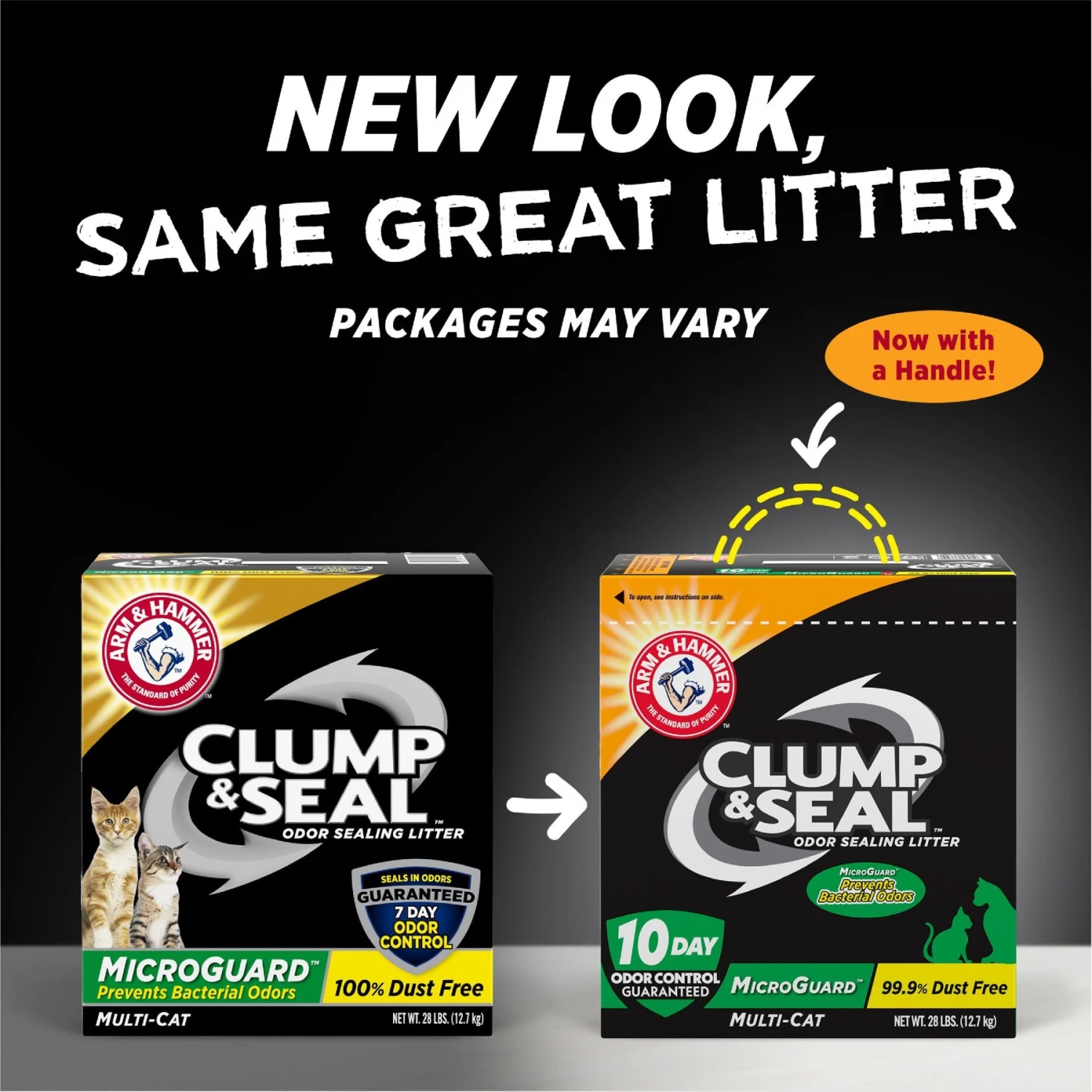 Arm & Hammer Litter Clump & Seal MicroGuard Odor Sealing Clumping Cat Litter With 10 Days Of Odor Control 2 Arm & Hammer Litter Clump & Seal MicroGuard Odor Sealing Clumping Cat Litter With 10 Days Of Odor Control - Image 2