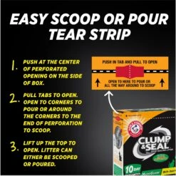 Arm & Hammer Litter Clump & Seal MicroGuard Odor Sealing Clumping Cat Litter With 10 Days Of Odor Control 11 Arm & Hammer Litter Clump & Seal MicroGuard Odor Sealing Clumping Cat Litter With 10 Days Of Odor Control -Mewhaus Shop 103804 PT2. AC SS1800 V1665692054