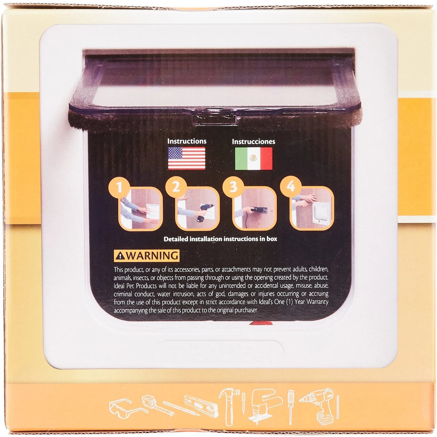 Ideal Pet Products Lockable Cat Flap Pet Door 3 Ideal Pet Products Lockable Cat Flap Pet Door - Image 3