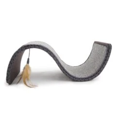 SmartyKat Scratch Scroll Cat Scratcher With Feather Toy, Color Varies -Mewhaus Shop 107617 PT2. AC SS1800 V1512674901