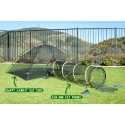 Outback Jack Kitty Compound Cat Playpen Tent & Tunnel -Mewhaus Shop 111178 PT3. AC SS1800 V1561727229