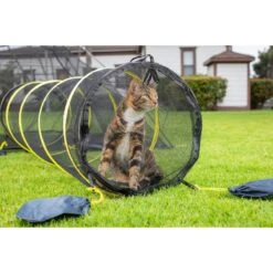 Outback Jack Kitty Compound Cat Playpen Tent & Tunnel -Mewhaus Shop 111178 PT4. AC SS1800 V1561727244