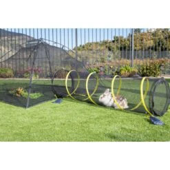 Outback Jack Kitty Compound Cat Playpen Tent & Tunnel -Mewhaus Shop 111178 PT5. AC SS1800 V1561726941