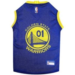 Pets First NBA Dog & Cat Mesh Jersey, Golden State Warriors -Mewhaus Shop 111967 PT7. AC SS1800 V1567620157