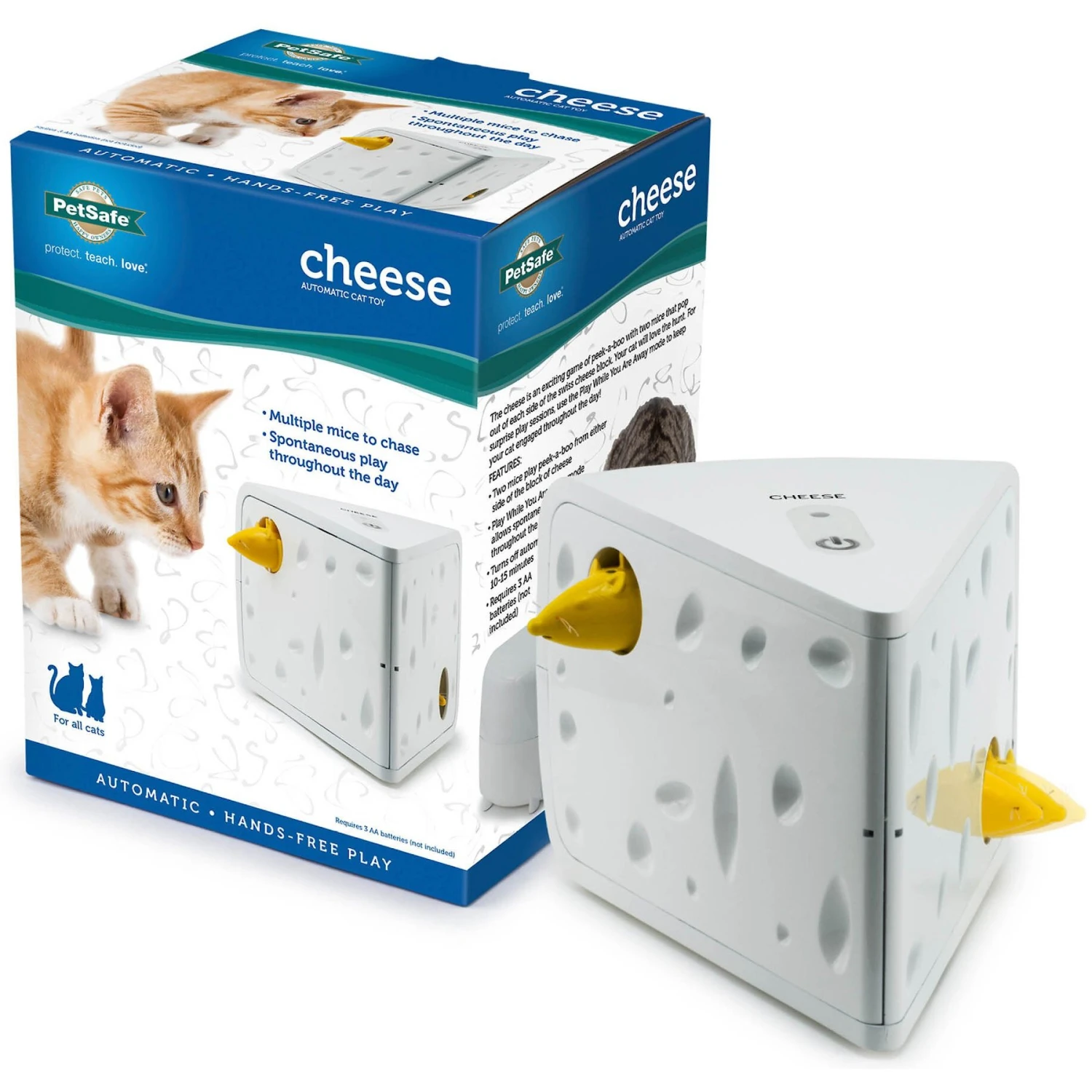 PetSafe Cheese Motion Cat Toy 1 PetSafe Cheese Motion Cat Toy