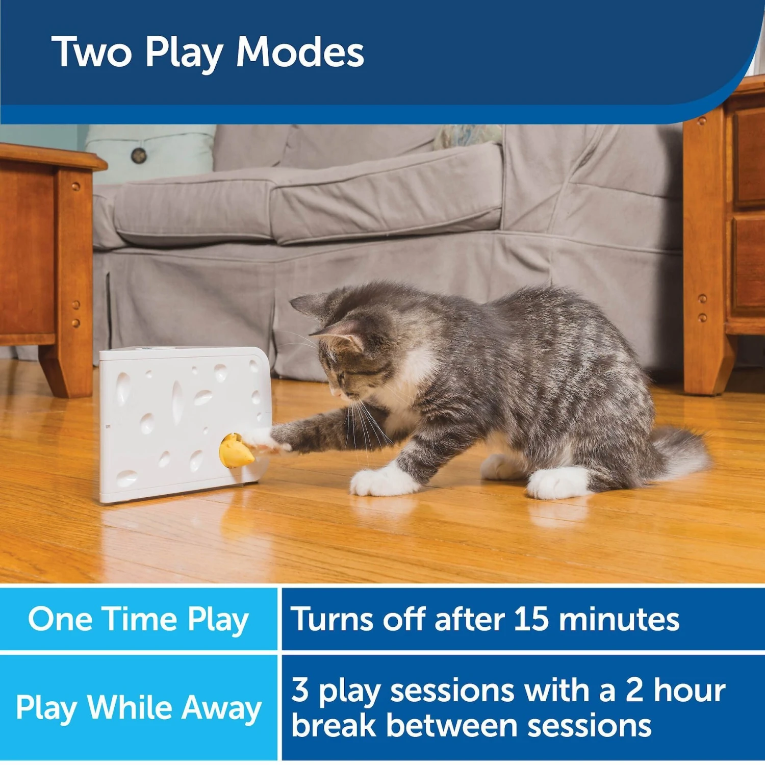 PetSafe Cheese Motion Cat Toy 4 PetSafe Cheese Motion Cat Toy - Image 4