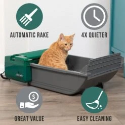Pet Zone Smart Scoop Automatic Self-Cleaning Cat Litter Box -Mewhaus Shop 115602 PT2. AC SS1800 V1622572973