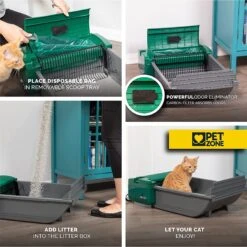 Pet Zone Smart Scoop Automatic Self-Cleaning Cat Litter Box -Mewhaus Shop 115602 PT4. AC SS1800 V1639006660