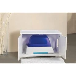 Merry Products Cat Washroom Bench Decorative Litter Box Cover & Storage -Mewhaus Shop 118012 PT3. AC SS1800 V1492009656