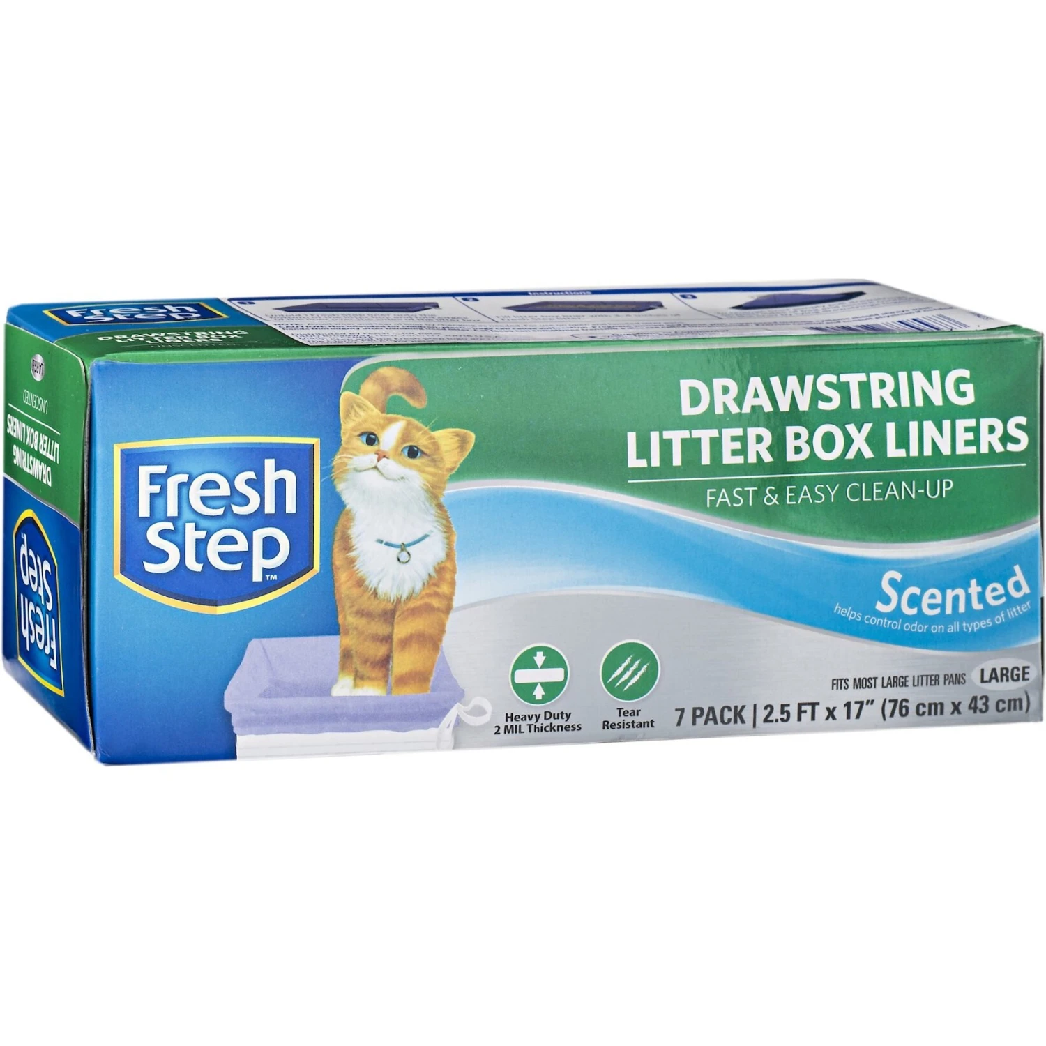 Fresh Step Products Drawstring Scented Litter Box Liner, 7 Count 1 Fresh Step Products Drawstring Scented Litter Box Liner, 7 Count