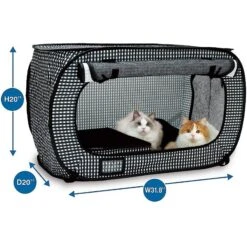 Necoichi Portable Stress Free Cat Cage -Mewhaus Shop 119032 PT4. AC SS1800 V1569020530