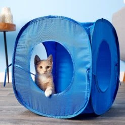 HDP Pop Open Collapsible Cat Play Cube -Mewhaus Shop 125929 PT5. AC SS1800 V1527271641