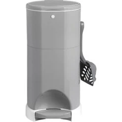 Litter Champ Premium Odor-Free Cat Litter Waste Disposal System, Grey