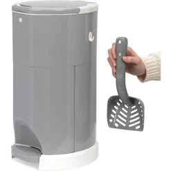 Litter Champ Premium Odor-Free Cat Litter Waste Disposal System, Grey -Mewhaus Shop 127916 PT3. AC SS1800 V1522100049