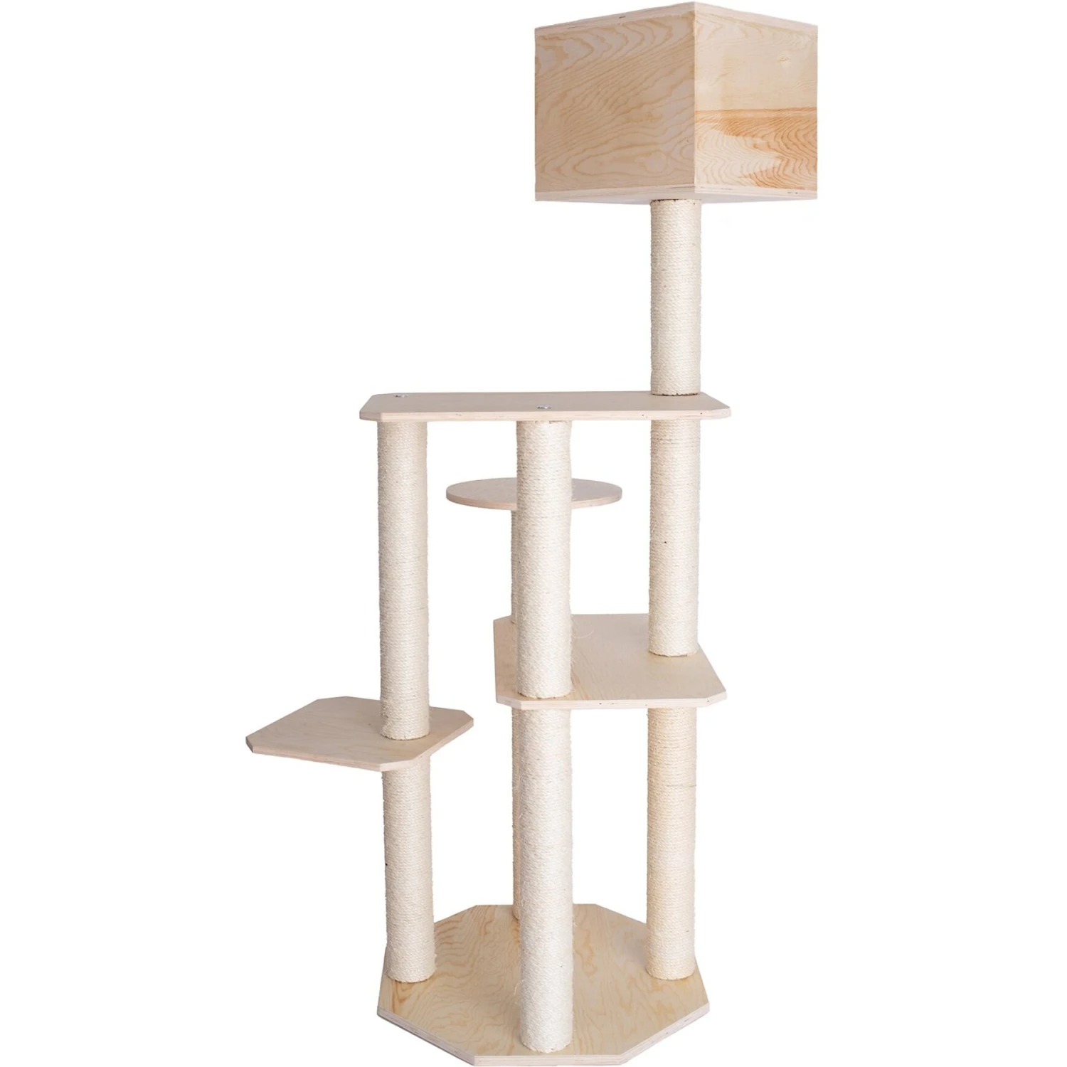 Armarkat 69-in Wooden Cat Tree & Condo 3 Armarkat 69-in Wooden Cat Tree & Condo - Image 3