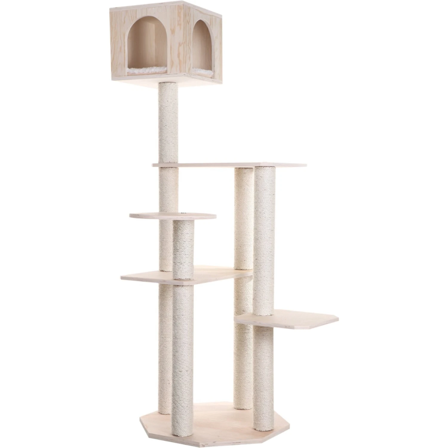 Armarkat 69-in Wooden Cat Tree & Condo 8 Armarkat 69-in Wooden Cat Tree & Condo - Image 8