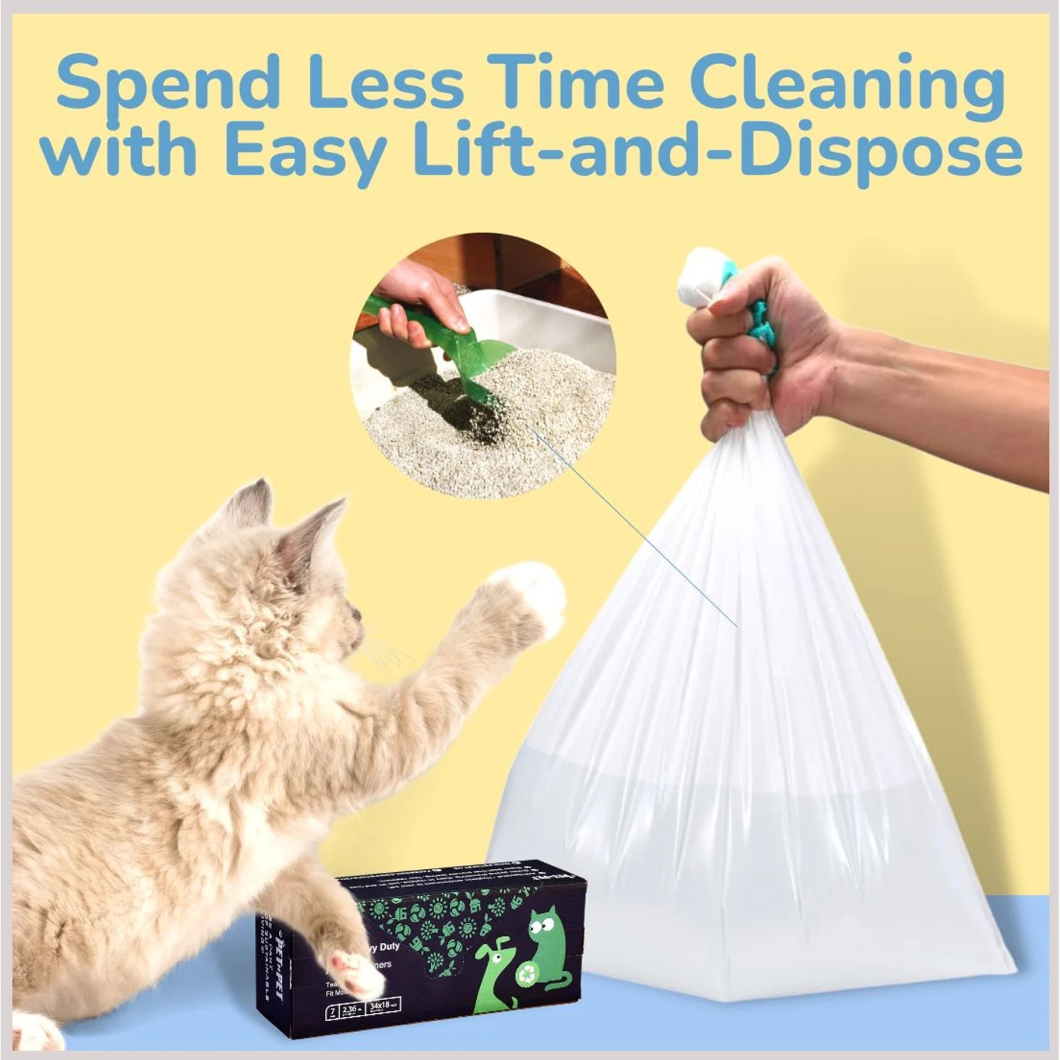 PET N PET Cat Litter Box Liners 4 PET N PET Cat Litter Box Liners - Image 4