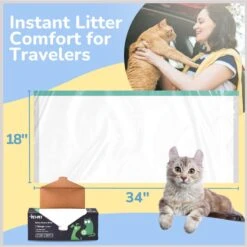 PET N PET Cat Litter Box Liners 10 PET N PET Cat Litter Box Liners -Mewhaus Shop 131570 PT4. AC SS1800 V1695932423
