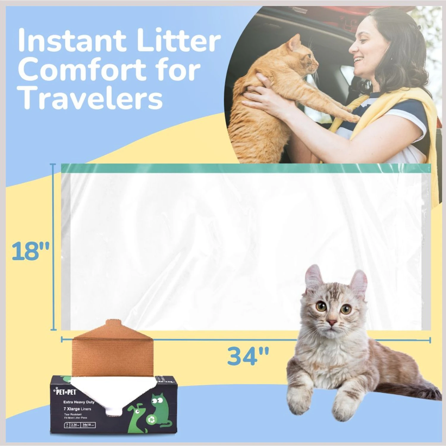 PET N PET Cat Litter Box Liners 5 PET N PET Cat Litter Box Liners - Image 5