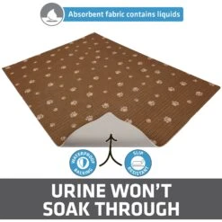 Drymate Protective & Decorative Cat Litter Mat, Brown Stripe, Large, 20-in X 28-in -Mewhaus Shop 134957 PT2. AC SS1800 V1692992142