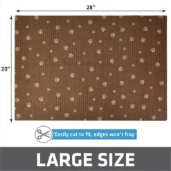 Drymate Protective & Decorative Cat Litter Mat, Brown Stripe, Large, 20-in X 28-in -Mewhaus Shop 134957 PT4. AC SS1800 V1693244185