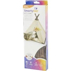 SmartyKat Kitty Camp TeePee Cat Toy -Mewhaus Shop 137500 PT2. AC SS1800 V1525718219
