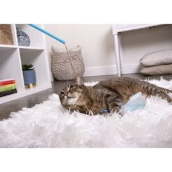 SmartyKat Frisky Flyer Feather Wand Cat Toy -Mewhaus Shop 137512 PT7. AC SS1800 V1575488116