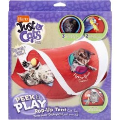 Hartz Just For Cats Peek & Play Pop-Up Tent Cat Toy -Mewhaus Shop 139103 PT6. AC SS1800 V1589230885