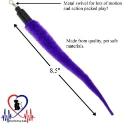 Pet Fit For Life 5 Piece Squiggly Worm Replacement Pack For Wand Cat Toy -Mewhaus Shop 140076 PT2. AC SS1800 V1614610282