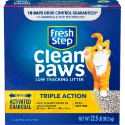 Fresh Step Clean Paws Scented Clumping Clay Cat Litter 14 Fresh Step Clean Paws Scented Clumping Clay Cat Litter -Mewhaus Shop 141502 PT5. AC SS1800 V1694465596