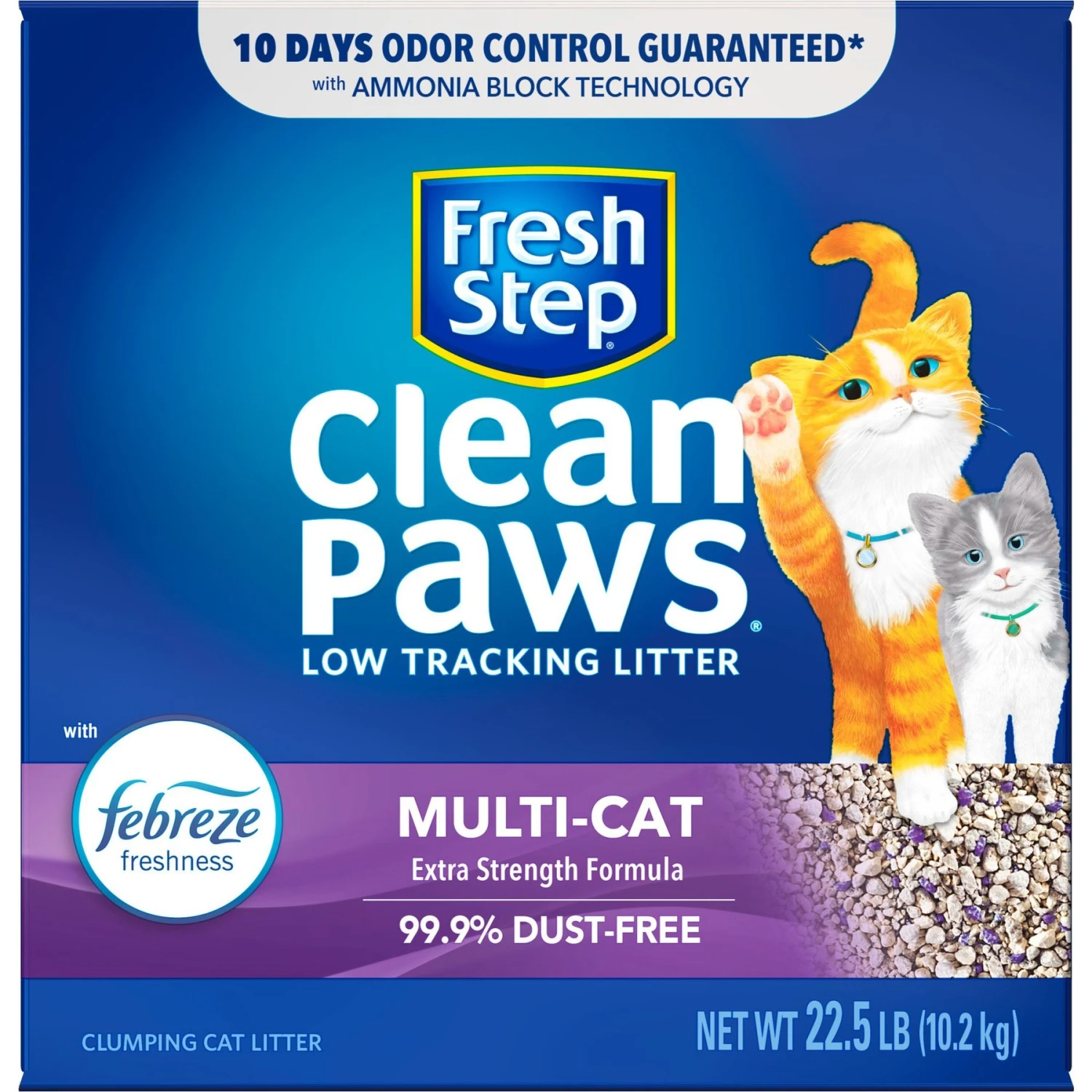 Fresh Step Clean Paws Multi-Cat Scented Clumping Cat Litter 7 Fresh Step Clean Paws Multi-Cat Scented Clumping Cat Litter - Image 7