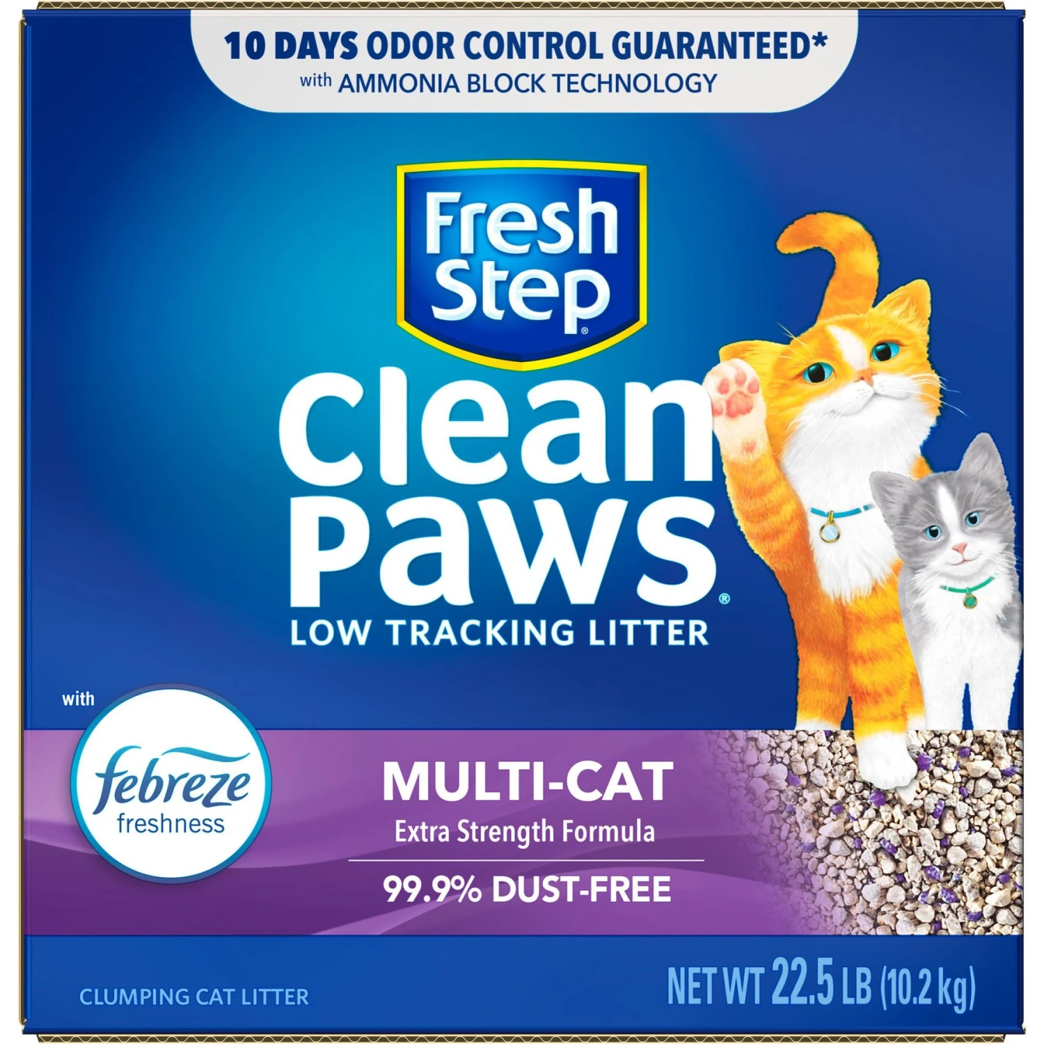 Fresh Step Clean Paws Multi-Cat Scented Clumping Cat Litter 8 Fresh Step Clean Paws Multi-Cat Scented Clumping Cat Litter - Image 8