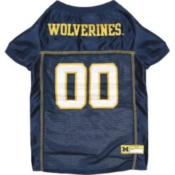 Pets First NCAA Dog & Cat Jersey, Michigan Wolverines -Mewhaus Shop 142152 PT7. AC SS1800 V1565115776