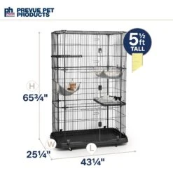Prevue Pet Products Premium Cat Cage Playpen -Mewhaus Shop 143766 PT6. AC SS1800 V1678976391