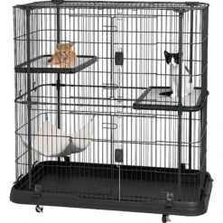 Prevue Pet Products Deluxe Cat Cage Playpen -Mewhaus Shop 143768 PT8. AC SS1800 V1521058468