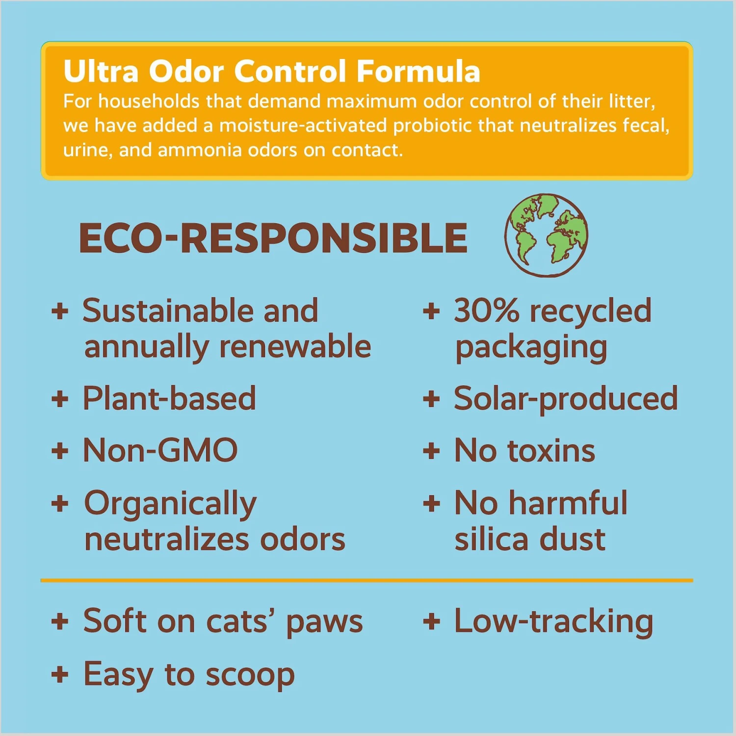 Naturally Fresh Multi-Cat Fresh Unscented Clumping Walnut Cat Litter 4 Naturally Fresh Multi-Cat Fresh Unscented Clumping Walnut Cat Litter - Image 4