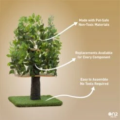 On2Pets 48-in Medium Square Modern Cat Tree 13 On2Pets 48-in Medium Square Modern Cat Tree -Mewhaus Shop 145316 PT4. AC SS1800 V1671027757