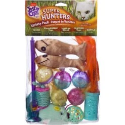 Hartz Just For Cats Super Hunters Cat Toy Variety Pack, 13 Count