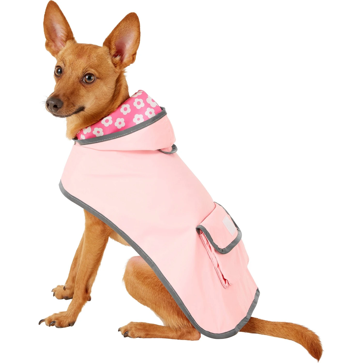 Frisco Lightweight Reversible Packable Travel Dog Raincoat 1 Frisco Lightweight Reversible Packable Travel Dog Raincoat
