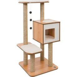 Vesper High Base 47.8-in Modern Cat Tree & Condo -Mewhaus Shop 154197 PT3. AC SS1800 V1627686145