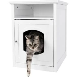 Frisco Decorative Side Table Cat Litter Box Cover -Mewhaus Shop 156786 PT2. AC SS1800 V1569621552