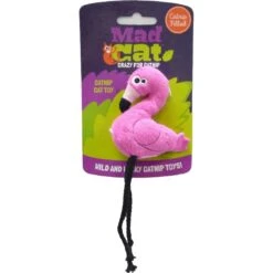 Mad Cat Flingin' Flamingo Catnip & Silvervine Cat Toy -Mewhaus Shop 157304 PT7. AC SS1800 V1546534518