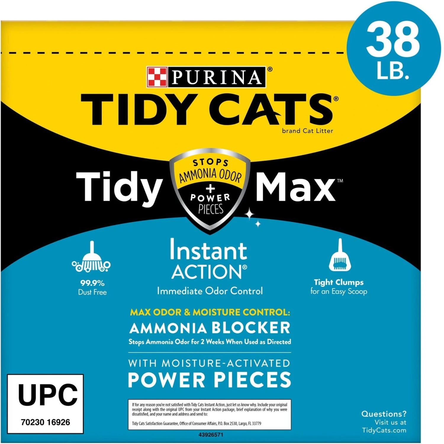 Tidy Max Instant Action Scented Clumping Clay Cat Litter 2 Tidy Max Instant Action Scented Clumping Clay Cat Litter - Image 2