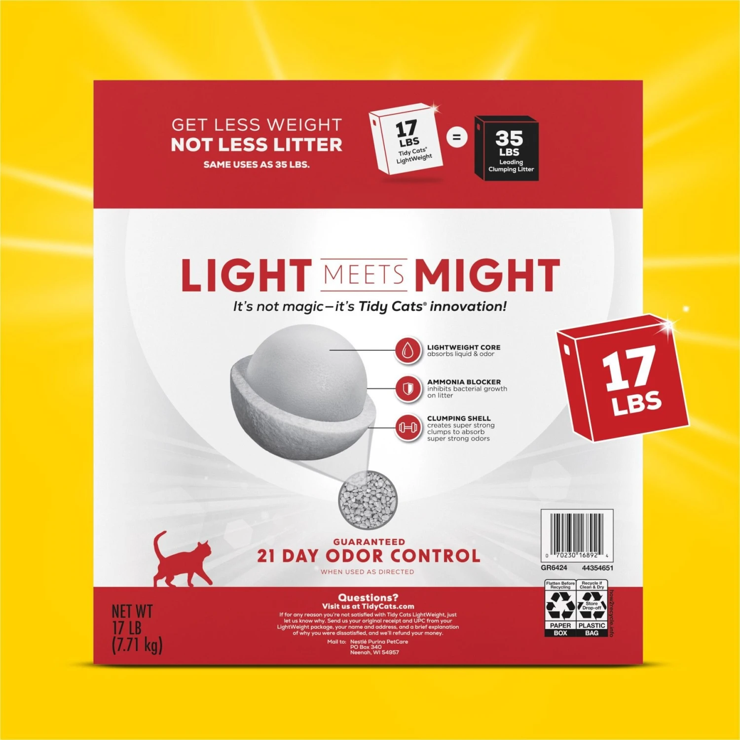 Tidy Cats Lightweight 24/7 Scented Clumping Clay Cat Litter 3 Tidy Cats Lightweight 24/7 Scented Clumping Clay Cat Litter - Image 3