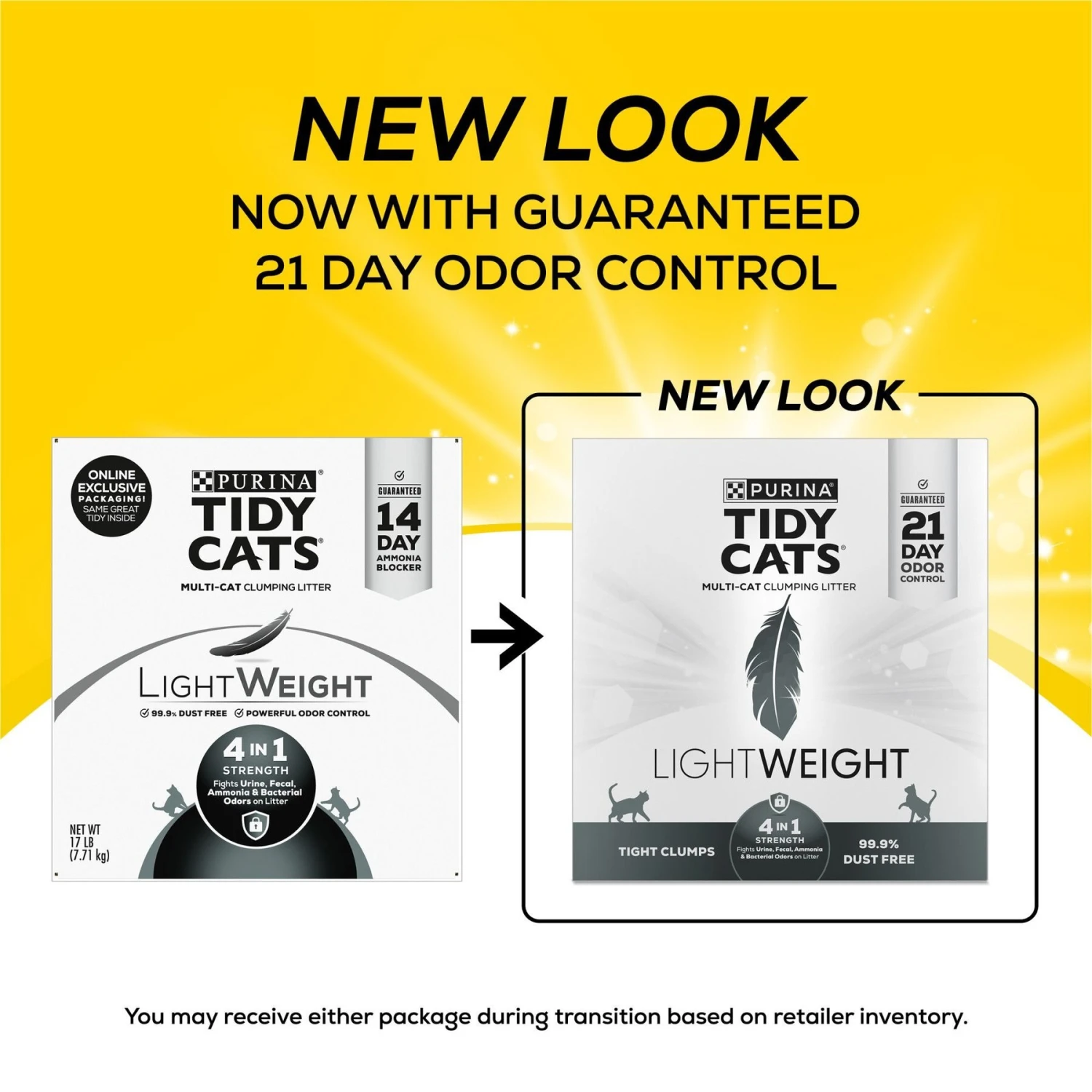 Tidy Cats Lightweight 4-in-1 Scented Clumping Clay Cat Litter 2 Tidy Cats Lightweight 4-in-1 Scented Clumping Clay Cat Litter - Image 2