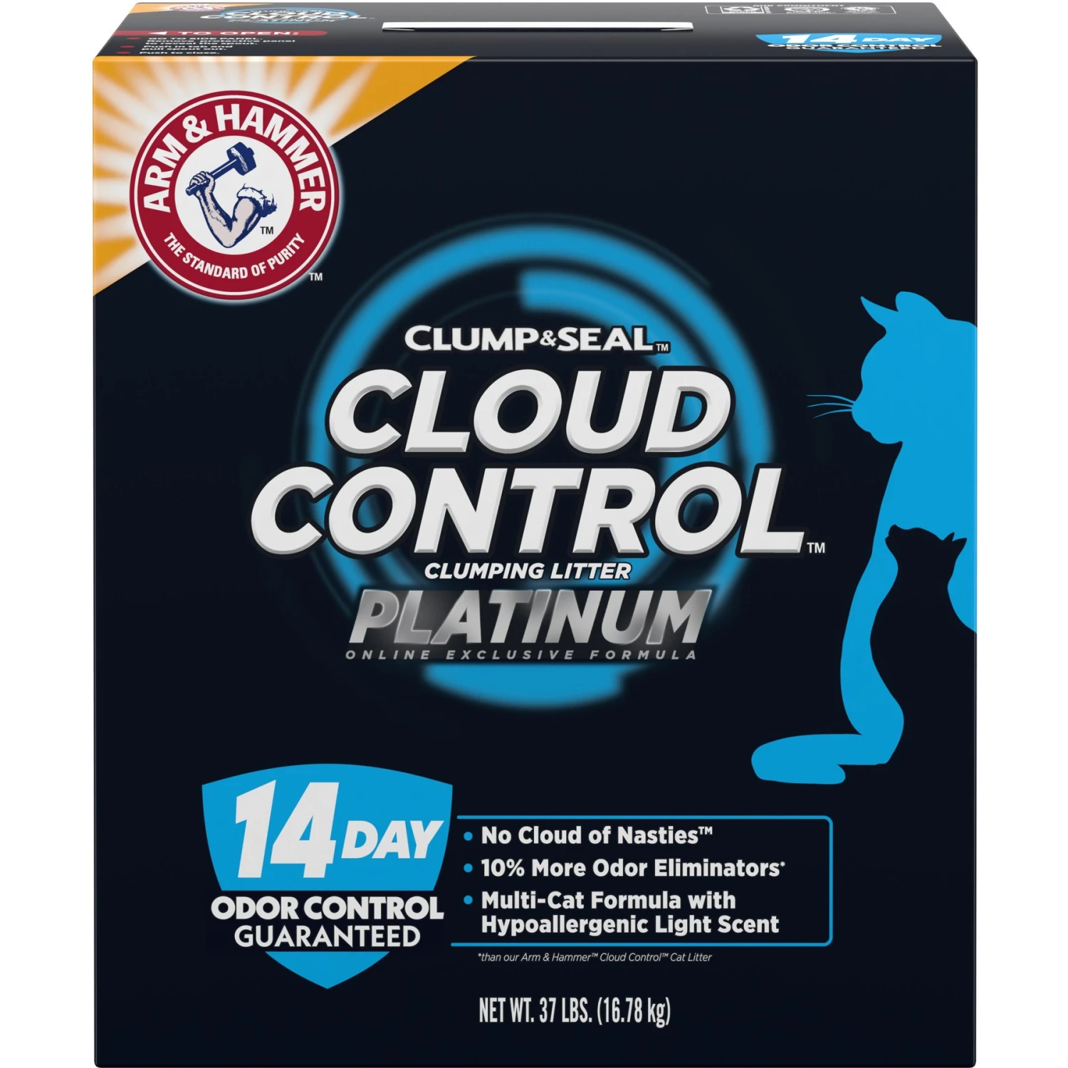 Arm & Hammer Litter Cloud Control Platinum Multi-Cat Clumping Cat Litter With Hypoallergenic Light Scent 1 Arm & Hammer Litter Cloud Control Platinum Multi-Cat Clumping Cat Litter With Hypoallergenic Light Scent